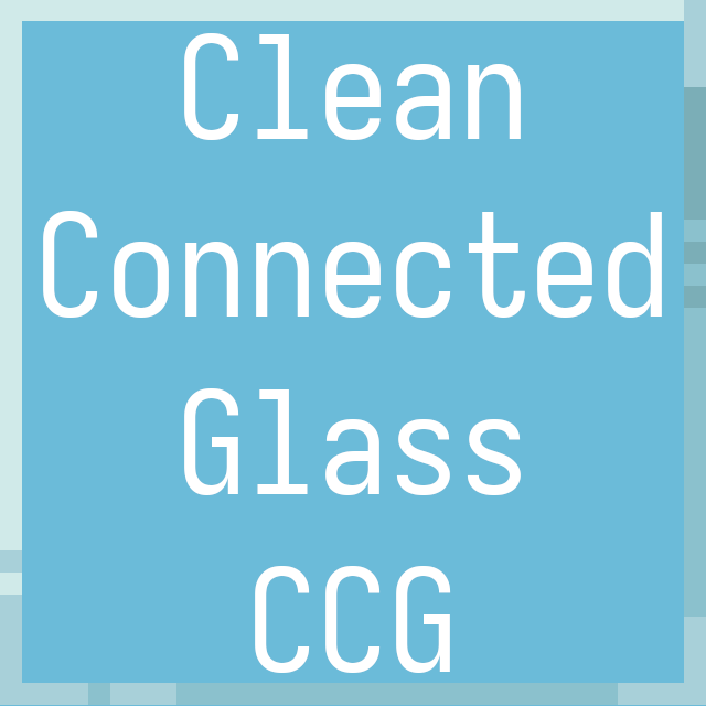 Clean Connected Glass (CCG) —— 为你的 Minecraft 世界带来纯净无瑕的玻璃