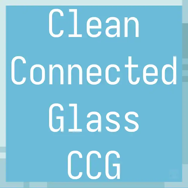 Clean Connected Glass (CCG) —— 为你的 Minecraft 世界带来纯净无瑕的玻璃